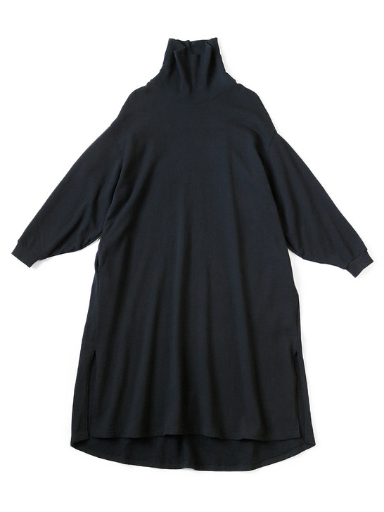 Picture No.1 of KAPITAL Gauze Fleece High Neck Velge BIG Dress EK-1322