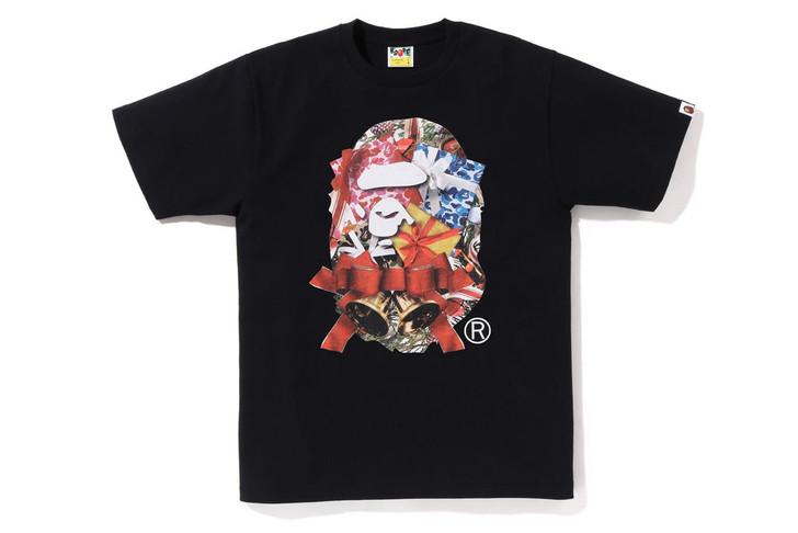 Picture No.1 of BAPE PIRATE CHRISTMAS APE HEAD TEE 1I70110013