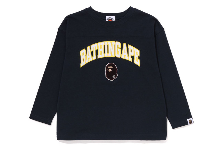 Picture No.1 of BAPE BATHING APE APE HEAD PATCH LOOSE FIT L/S TEE 1J30-311-002