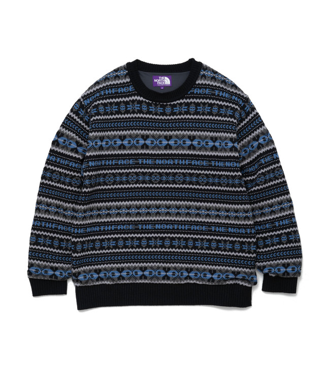 THE NORTH FACE PURPLE LABEL GORE-TEX INFINIUM™ Fair Isle Sweater NT6300N 6619