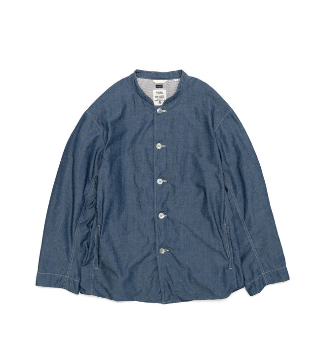 nanamica Chambray Band Collar Jacket M