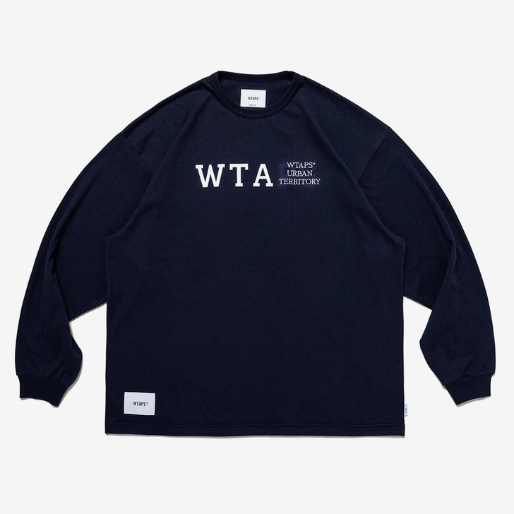 WTAPS DESIGN 01 / LS / COTTON. COLLEGE-