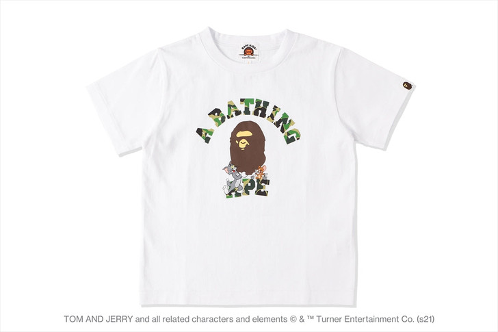 Picture No.1 of BAPE [BAPE X TOM AND JERRY] COLLEGE TEE 1H23-310-926