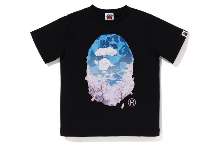 Picture No.1 of BAPE SAKURA PHOTO APE HEAD TEE 1J20-310-003