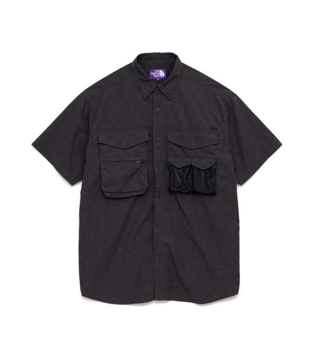 THE NORTH FACE PURPLE LABEL Polyester Linen Field H/S Shirt NT3320N 6688