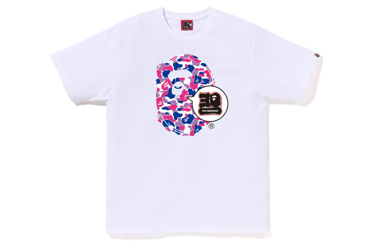 BAPE STORE GUANGZHOU BAPE 30TH ANNIV. APE HEAD TEE SET 1J22-110-055
