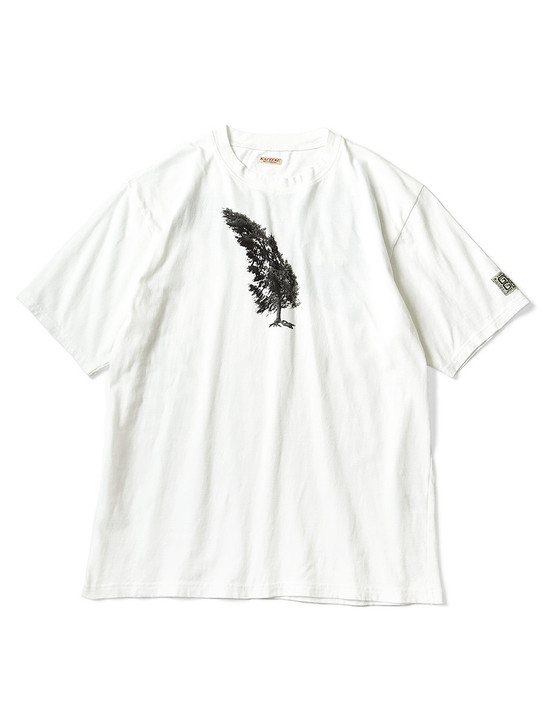 KAPITAL T-Shirt 20/- Tenjiku Crew T (Conifer &Amp; G_G_G pt)