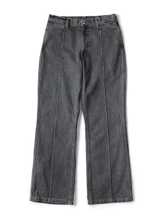 KAPITAL Pants 14Oz Black Denim 5P Frisco