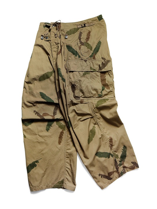KAPITAL Pants Combed Burberry Feather Camouflage pt Jumbo Cargo Pants