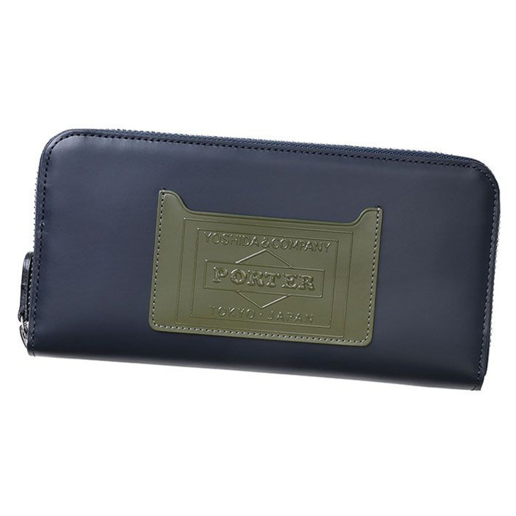 Picture No.1 of Porter PS LEATHER WALLET CHECKER FLAG Ver. LONG WALLET 384-03076