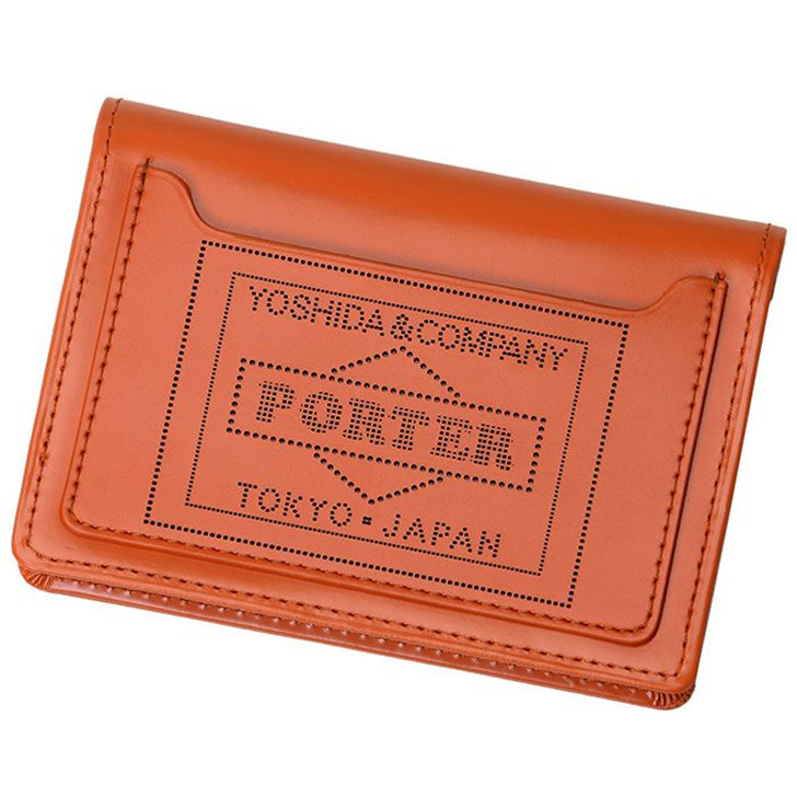 Picture No.1 of Porter PS LEATHER WALLET GLASS LEATHER Ver. CARD CASE 384-03043