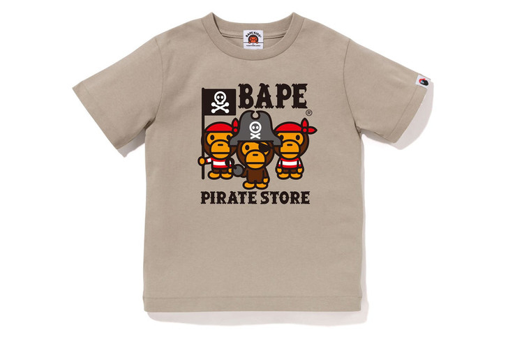 Picture No.1 of BAPE PIRATE CAPTAIN MILO PIRATE STORE TEE 4J20310001