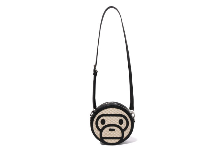 Picture No.1 of BAPE BABY MILO BASKET SHOULDER BAG 2J30-289-002