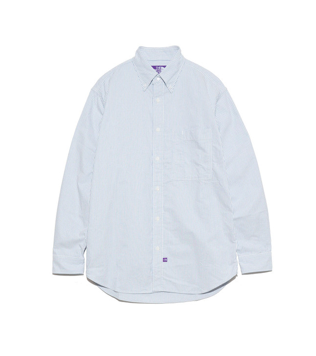 THE NORTH FACE PURPLE LABEL SHIRT Button Down Striped Field Shirt