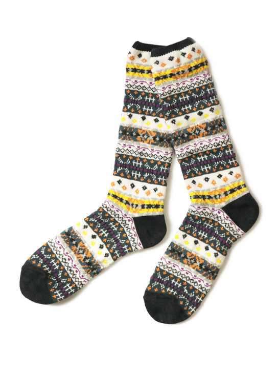 Picture No.1 of KAPITAL 96 Fair Isle Socks K1910XG561EK-1330