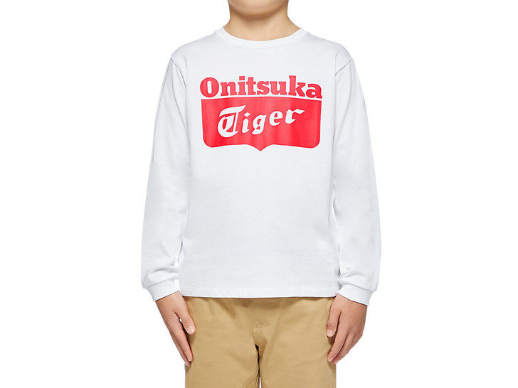 Picture No.1 of Onitsuka Tiger KIDS LONG SLEEVE LOGO TEE Onitsuka Tiger 2184A218_100