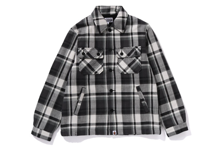 JACKET BAPE CHECK CPO JACKET