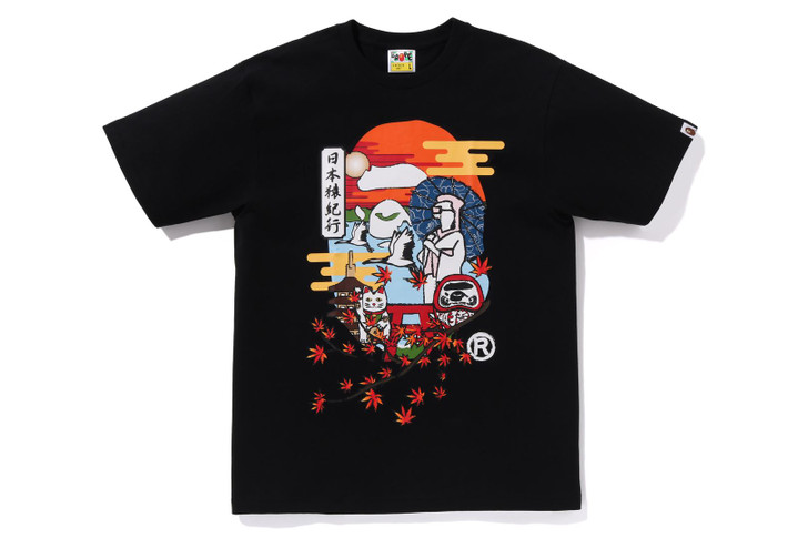 BAPE T-SHIRT JAPAN CULTURE APE HEAD TEE