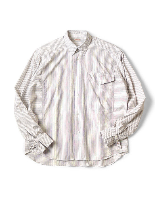 kapitalメンズシャツ KAPITAL Shirt (Long Sleeve) Cotton Striped Cabin Work Shirt