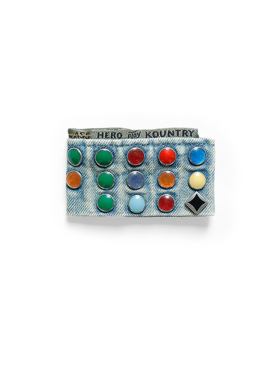 KAPITAL Jewelry 11.5Oz Denim Candy Bracelet