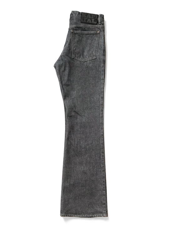 KAPITAL Pants 14Oz Black x Kinari Denim 5P ZIPPER Rat Flare Pants