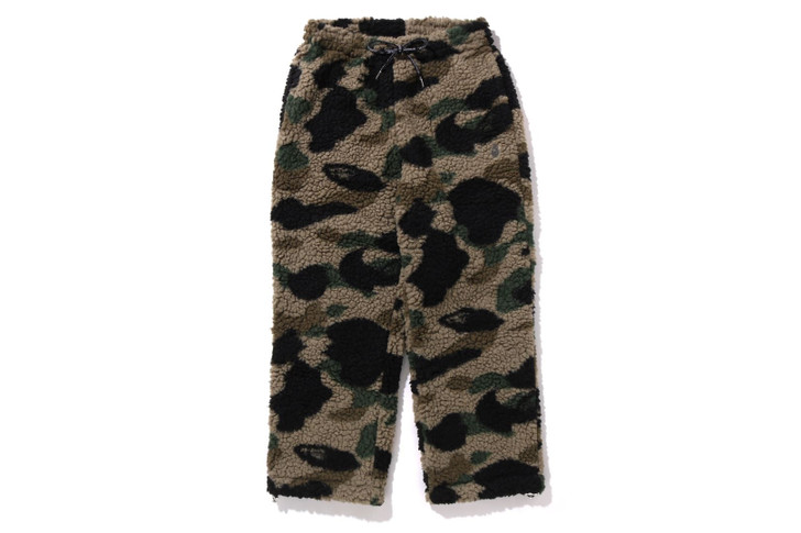 Picture No.1 of BAPE 1ST CAMO METAL APE HEAD ONE POINT FLEECE PANTS 1J80-152-054