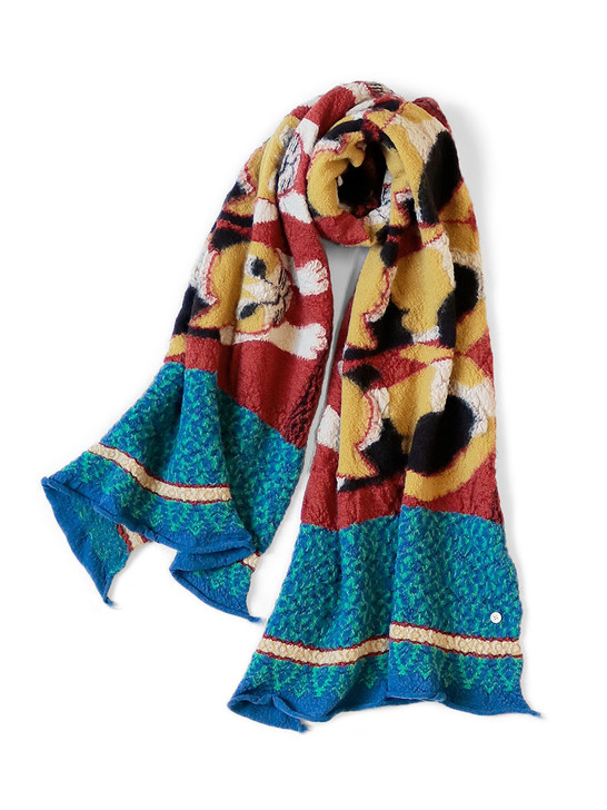 Picture No.1 of KAPITAL Full-length Wool Japan MIKE Muffler EK-392EK-1518