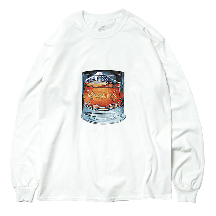 Picture No.1 of Evisen Skateboards MOUNTAIN HIGH LS - WHITE 8776990851386