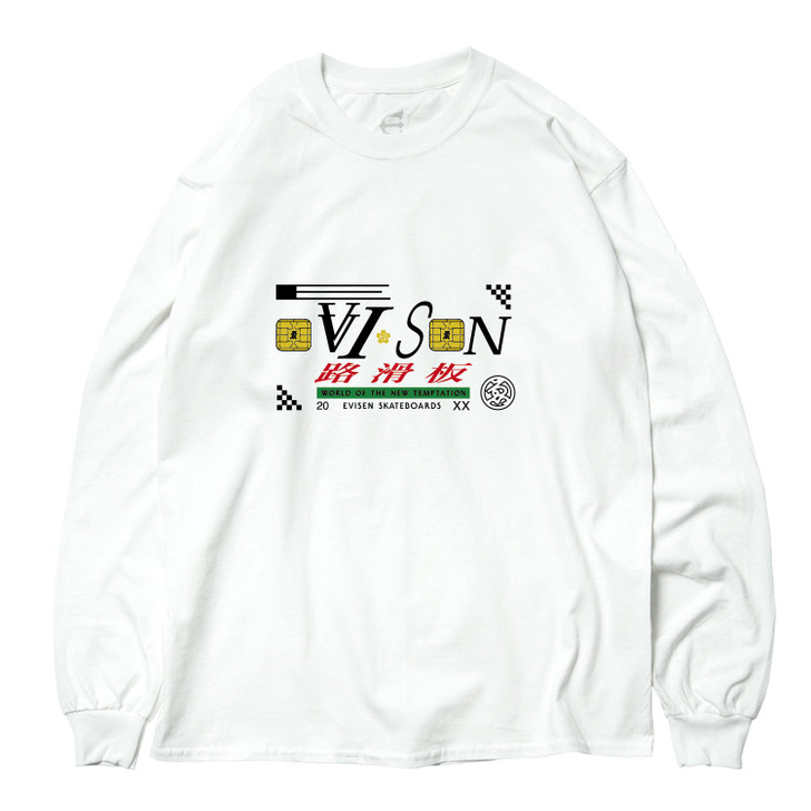 Picture No.1 of Evisen Skateboards GRAND PRIX LS - WHITE 8776685191482