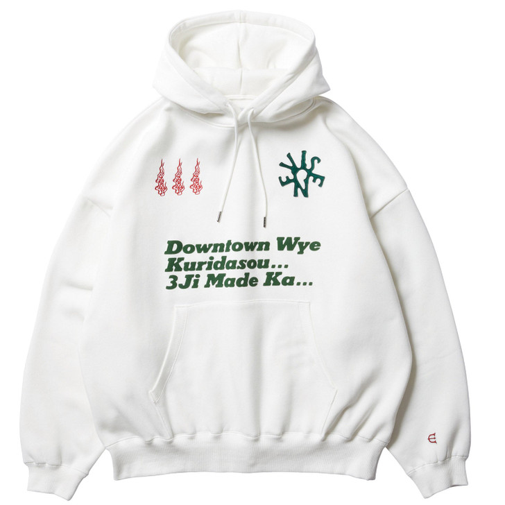 Picture No.1 of Evisen Skateboards DOWNTOWN HOODIE - WHITE 8795890516282