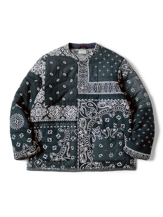 KAPITAL Jacket Gauze Bandana Patchwork pt Quilt Work Blouson