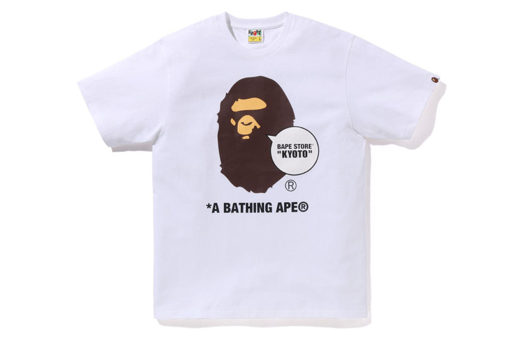 Picture No.1 of BAPE BAPE STORE KYOTO APE HEAD TEE 1J72-110-075