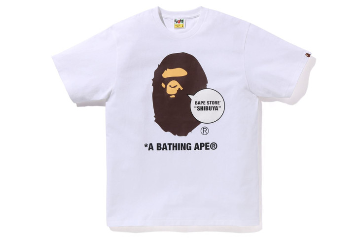 Picture No.1 of BAPE BAPE STORE SHIBUYA APE HEAD TEE 1J72-110-067