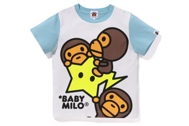 BABY MILO STA GLOW IN THE DARK PANEL PRINT TEE 2K30-309-009