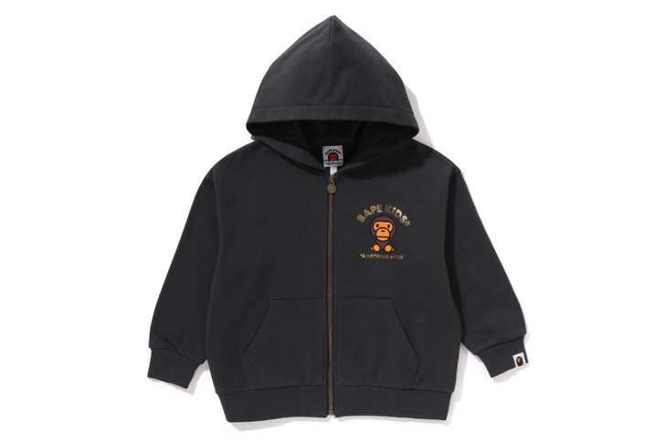 Picture No.1 of BAPE BABY MILO FOIL PRINT ZIP HOODIE 2K30-315-008