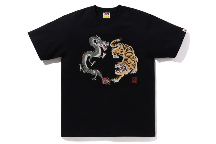 Picture No.1 of BAPE JAPAN CULTURE TIGER AND DRAGON TEE 1K22-110-025