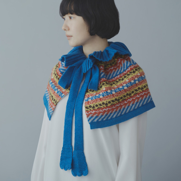 minä perhonen Scarves dot and stripe cape × hikaru noguchi Online