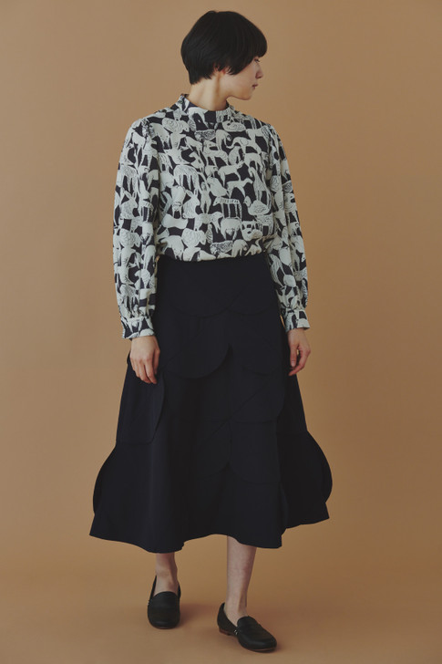 Picture No.1 of minä perhonen foggy day Skirt 2020-21 a/w YA5218