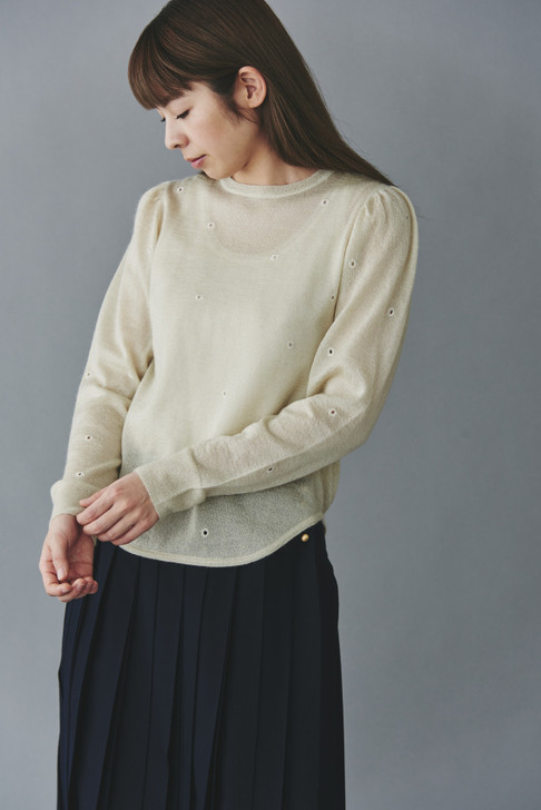 Picture No.1 of minä perhonen latt Knit Pullover 2019-20 a/w XA8349