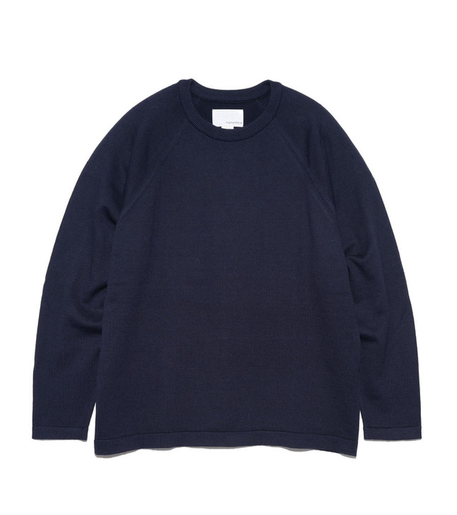 Picture No.1 of nanamica nanamica Cotton Cashmere Sweater SUHF351 7233