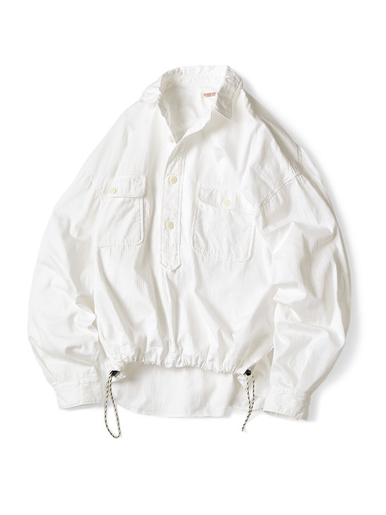 KAPITAL Shirt (Long Sleeve) Herringbone Twill Shirt Anorak