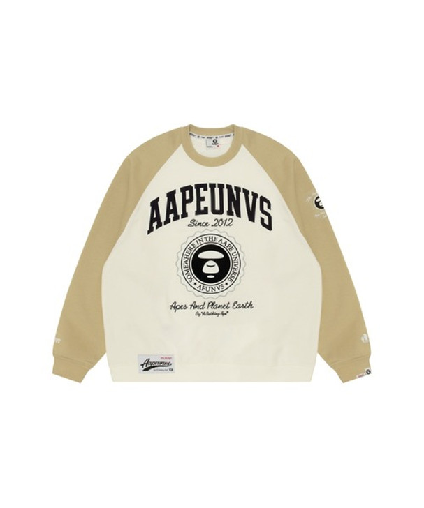 Picture No.1 of AAPE AAPE CREW NECK SWEAT AAPSWMA348XBL