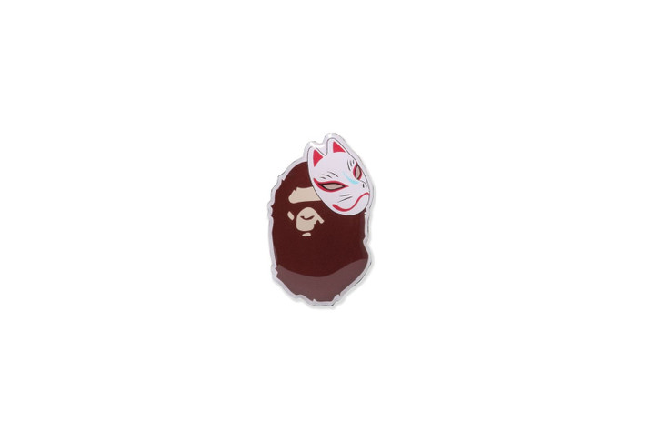 Picture No.1 of BAPE JAPANESE FOX MASK PINS 1K22-182-022