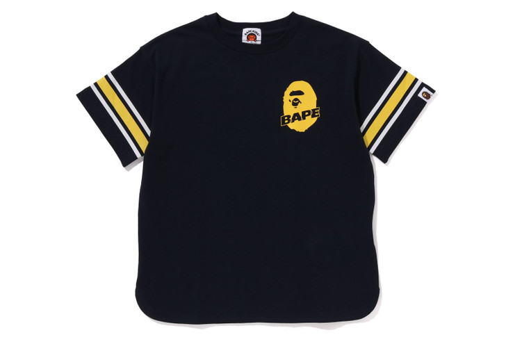 Picture No.1 of BAPE BAPE APE HEAD FOOTBALL TEE 1K30-309-002