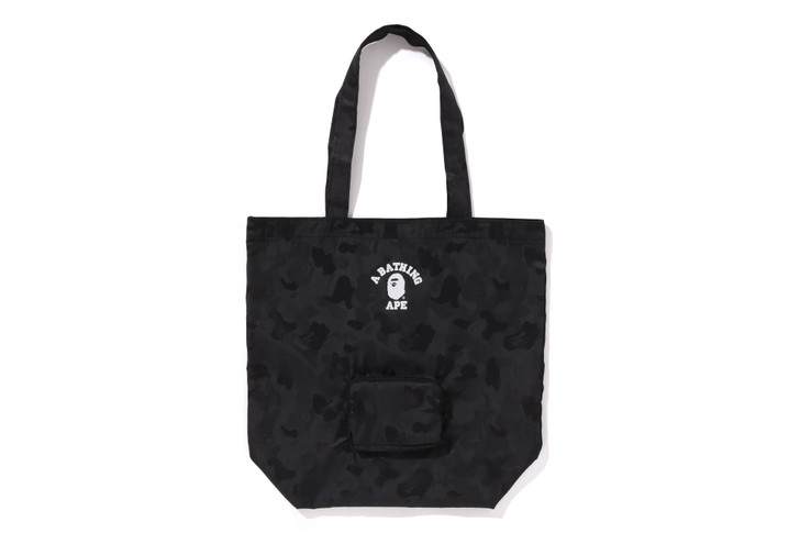 Picture No.1 of BAPE ABC CAMO POLYESTER JACQUARD PACKABLE TOTE BAG 1K20-189-002