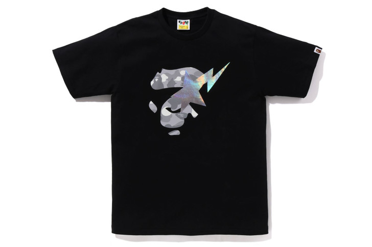 Picture No.1 of BAPE CITY CAMO APE FACE STA TEE 1K30-110-027