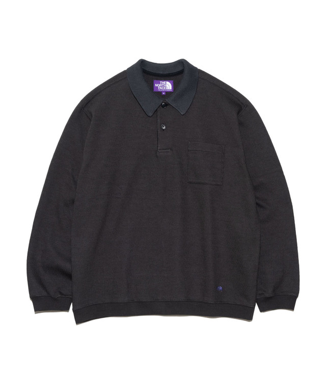 Picture No.1 of THE NORTH FACE PURPLE LABEL THE NORTH FACE PURPLE LABEL Field Long Sleeve Pocket Polo NT3403N 7078