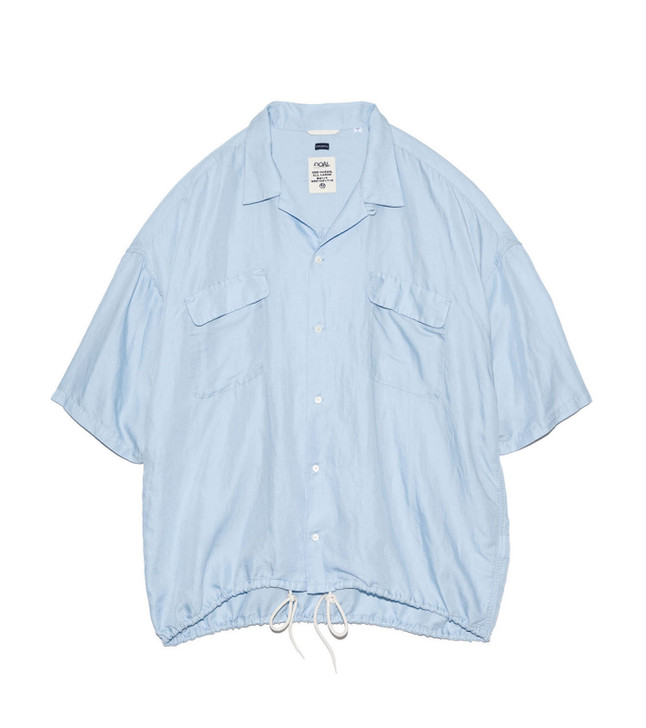 Picture No.1 of nanamica nanamica Open Collar Cupra Hemp S/S Shirt SUGS418 7338