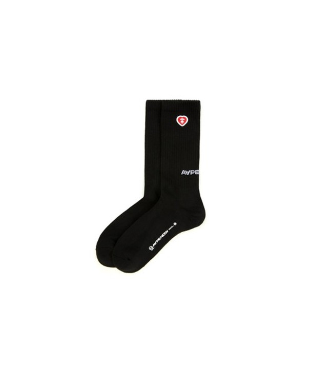Picture No.1 of AAPE AAPE NOW HEART SOCKS AAPSOM5201XXM