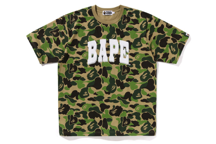 Picture No.1 of BAPE ABC CAMO RELAXED FIT BAPE LOGO TEE 1K30-109-007